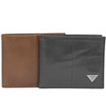Guess Genuine Leather Bifold Passcase Wallet