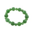 Treated Dragon Green Jade Bracelet