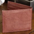 Kozmic Brown Leather Bi-fold Wallet