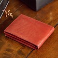 Kozmic Brown Leather Bi-fold Wallet