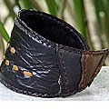 'Golden Path' Leather Bracelet (Thailand)