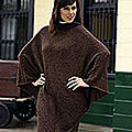 Alpaca Wool 'Warm Earth' Poncho (Peru)