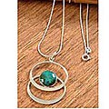 Chrysocolla 'Cuddle Me Green' Necklace (Peru)