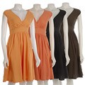 C&C California Audra Surplice Dress with Tie Back