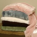 Faux Sealskin Throw