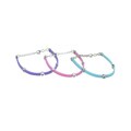 Sterling Silver and Rubber Child's Bracelet Set