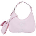 Mudd Pink Embroidered Handbag