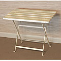 Cream Country-style Foldout TV Tray (China)