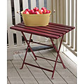 Red Country-style Foldout TV Tray (China)