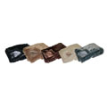 Paisley Back Faux Sealskin Throw Blanket