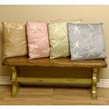 Faux Silk Starfish Throw Pillow