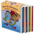 How Do Dinosaurs... Pocket Library: Clean Their Rooms, Play with Their Friends, Learn Their Colors, Count to Ten  (Hardcover)