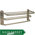 Hotel-style 3-tier Solid BrassTowel Shelf