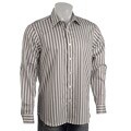Michael Kors Men's Grey/ Black Stripe Sports Shirt