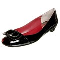Max Studio Women's Square-toe Patent Leather Flats