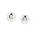 Sterling Silver 10 mm Ball Bead Earrings