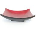 Chic Red and Black Asian-style Wooden Platter