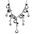 1928 Baubles Hematitetone Jet and Grey Accents Necklace