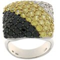 Charles Winston Multicolor Cubic Zirconia Ring