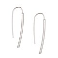 Sterling Silver Stick Drop Earrings