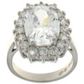 Charles Winston Cubic Zirconia Empress Ring