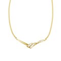 18k Gold 3/4ct TDW Tapered Diamond Necklace (H, SI3)