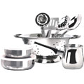Stainless Steel 10-piece Cooking Tool Set