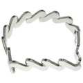 Polished Flowing Stainless Steel Bracelet