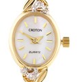 Croton 14k Gold Women's Diamond Watch