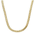 14k Yellow Gold Overlay 24-inch Cuban Necklace (5 mm)