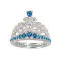 Charles Winston Cubic Zirconia Crown Jewel Ring
