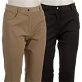 Jenne Maag Black/White Women's Back Yoke Casual Pants