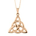 14k Yellow Gold Celtic Knot Necklace