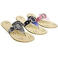 Bamboo by Journee Patent Strap Sandals