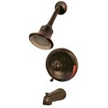 DeNovo Bronze Shower Head/ Valve Set
