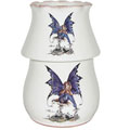 Amy Brown Fairy Hand-painted Candle Jar Holder