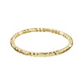 18k Italian Yellow Gold Over Silver Bangle Bracelet