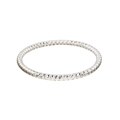 Sterling Silver Italian Textured Twist Bangle