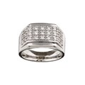 14k White Gold 3/4ct TDW Diamond Men's Ring (G-H, SI3)