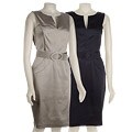 Ellen Tracy Women's Sleeveless Belted Dress