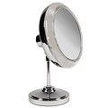 Rialto 7x-magnifying Lighted Cosmetic Mirror