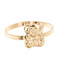 14k Yellow Gold Baby Teddy Bear Ring
