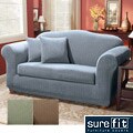 Sure Fit Stretch Stripe 2-piece Loveseat Slipcover
