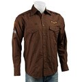 Twice Men's Military Patchwork Shirt