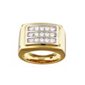 14k Two-tone Gold 3/4ct TDW Diamond Men's Ring (G-H, I1)