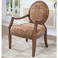 Tiger Oval Back Arm Chair