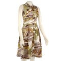 August Silk Women's Printed Cotton Lawn Dress