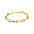Chateau D'Argent Sterling Silver Vermeil Amethyst Bracelet