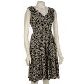 Maggy Boutique Women's Belted Print Dress