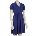 Maggy Boutique Women's Blue Smocked Dress
